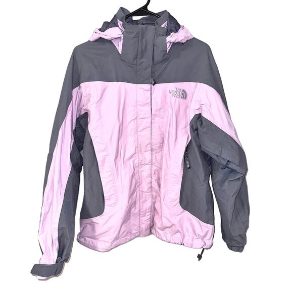 The North Face Varius Guide Hyvent Womens Medium Hooded Jacket Pink Gray - Picture 1 of 11